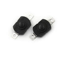 10pcs 1712KD Black Flashlight Latching Push Button Switch DC 30V 1A ME