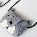 Children one shoulder bag Kids coin purse cute one shoulder bear bag girls  X3J1