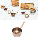 50&100ml Mini Stainless Steel Saucepan Butter Coffee Warmer Pan Boiling Pot