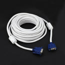 10M VGA Cable Male to Male 3+4 HD Fully Wired 15PIN for Lcd Crt Projector P