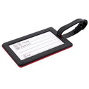 Red Secure Travel Suitcase Luggage Name ID Holder Label Tag Claim Hands OFF T2S2