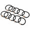 10PCS Women Black Elastic Hair Ties Bands Ropes Ring Ponytail-Holder R1T3 Q3B1