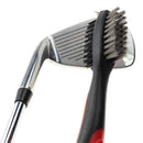 RED Groove Cleaning Brush Double-Side With Keychain Golf Ball Club Cue C ISP