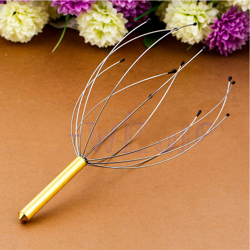 5PCS/Pack Head Hair Held Scalp Neck Octopus Stress Release Head Massager