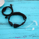 2 Pin Covert Acoustic Tube Earpiece Headset PTT Throat MIC for Baofeng UV5R