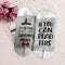 Print Men Women Christmas Combed Cotton Breathable Long Socks (White) A#S