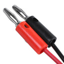 Dual Alligator Clip Banana Plug Multimeter Test Lead R1Y7