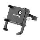 Aluminum Bicycle Handlebar Phone Holder Bracket for 3.5-6.2in Smartphone(A)