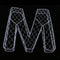 2Pcs Creative Alphabet Shaped Metal Plant Stand Storage Rack Shelf, Flower Pot
