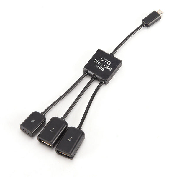 Multifunctional OTG Data Line Tablet Phone Micro usb Hub Splitter OTG Adapt MO