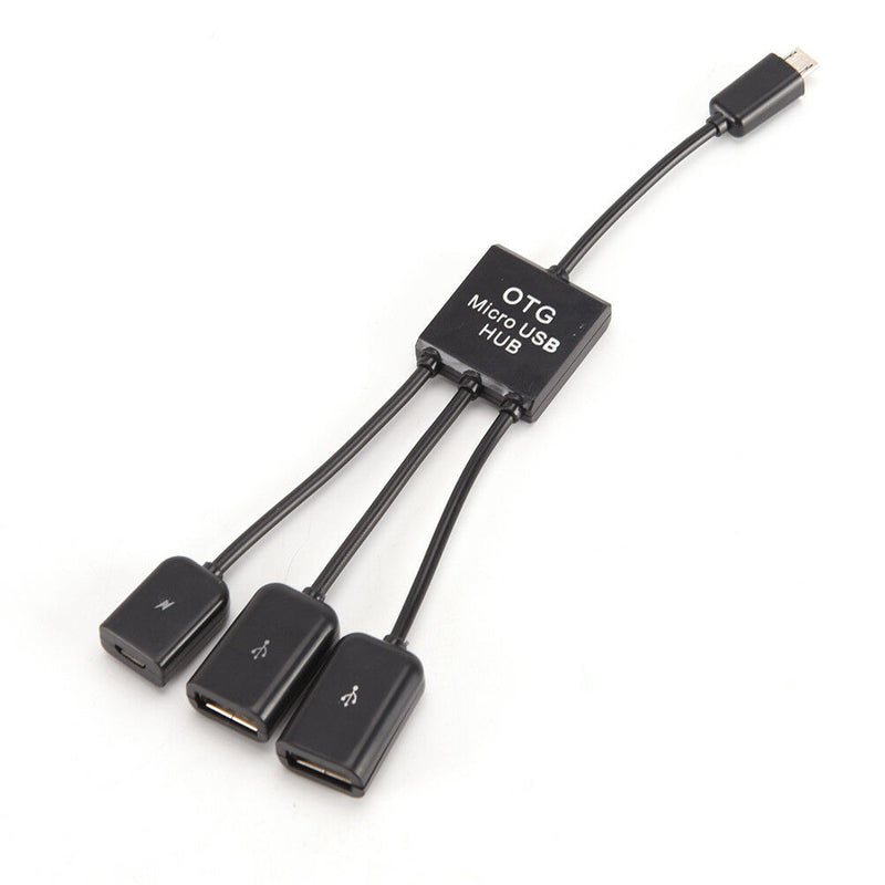 Multifunctional OTG Data Line Tablet Phone Micro usb Hub Splitter OTG Adapt MO