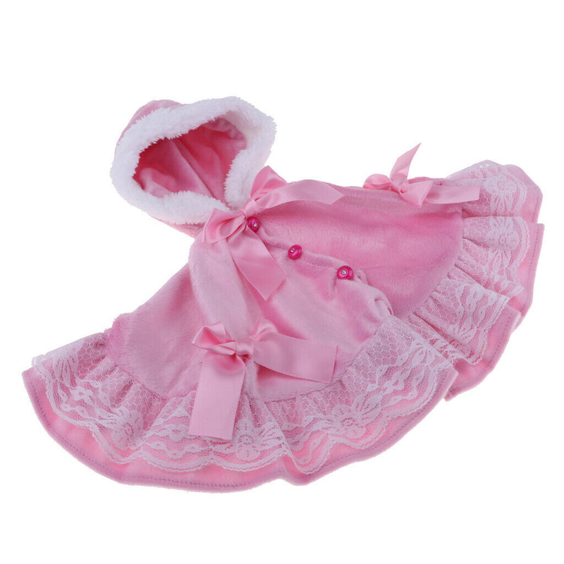 1/3 BJD Pink Flannel Cloak Jacket for Night Lolita LUST Dollfie Winter Wear