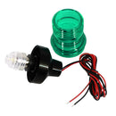 Waterproof Boat Yacht LED Navigation 12V/24V Green 360 Warning Signal Light
