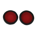 1Pair Headphone Replacement Earpad Cushion For SONY MDR-ZX600 Black With Red