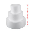 Round Cake Dummy 4 inch / 6 inch/ 8 inch (Cake Dummy Set 4 inch 6 inch 8 in