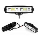 2X 18W 12V 16LED Work Light Bulb Spot Beam Bar Car SUV Off Road Drive Fog Lamp