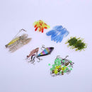 84pcs Hooks Set Box Flexible Swimbaits Artificial Bait Lure Fishing Tackle