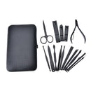 15Pcs Stainless Steel Personal Manicure Set Pedicure Travel Grooming Kit NailOZ