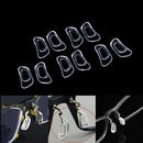 10Pcs Inserted Bayonet Silicone Clear Eyeglasses Soft Nose Pads Glasses Massa ME