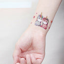 10 Lot Lovely Cute Cartoon Horse Star Tattoos Kids Transfer Stickers For DIY