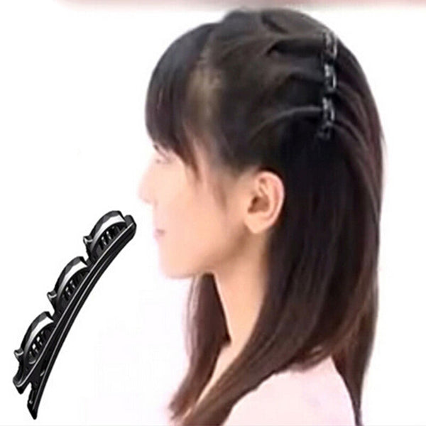 Fashion Practical Women Double Hair Pin Clips Barrette Comb Hairpin Hair Disk