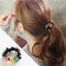 2pcs Women Girls Flower PonyTail Elastic Rubber Hair Band Tie Rope Ring MO