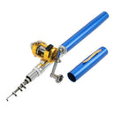 Fishing Rod Reel Combo Set, Mini Telescopic Portable Pocket Pen Fishing Rod Z1G9