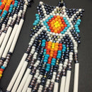 Bohemian Handmade Beaded Long Tassel Earrings For Women Fashion Jewelry Mul
