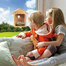 Bird House Window Birdhouse W/ Suction Cup Nests For Garden Bird Feeding M4Y4