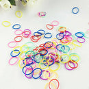 170PCS/Bag Elastic Stretchy Pet Rubber Band Dog Headband No Hair: Stick S8V6
