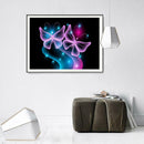 5D DIY Full Drill Diamond Painting 2 Butterflies Cross Stitch Embroidery