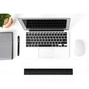 Keyboard Wrist Rest Cushion Memory Foam Pain Relief Hand Support (M Black)