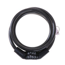 Cycling security 4 digit combination password bike bicycle cable chain locME