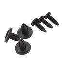 50pcs 6mm Plastic Push Type Rivet Bumper Pin Clips