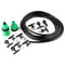 5M Outdoor Garden Misting Cooling System 10 Plastic Mist Nozzle Sprinkler