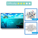 Paper Puzzles 1000 Pieces Coral Sea Assemble for Adults Kids Jigsaw Toys