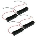 4Pcs Plastic 1x18650 Battery Storage Case Black Holder Box W/ 6