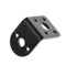 Black Metal L Shaped Mounting Bracket Holder for 25mm Gear Motor   Z