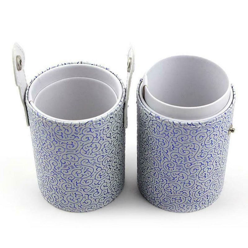Travel Leather Cosmetic Brush Pen Holder Storage Makeup Empty Holder   A