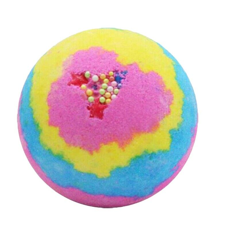 Rainbow Rose Bathing Bombs Ball,Fizzy Spa Moisturizes Birthday Gifts For Wo X9H9