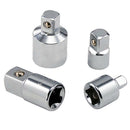 4pcs CR-V Ratchet Socket Adapter Converter Reducers Tool Kit 1/4" 3/8" 1/2"