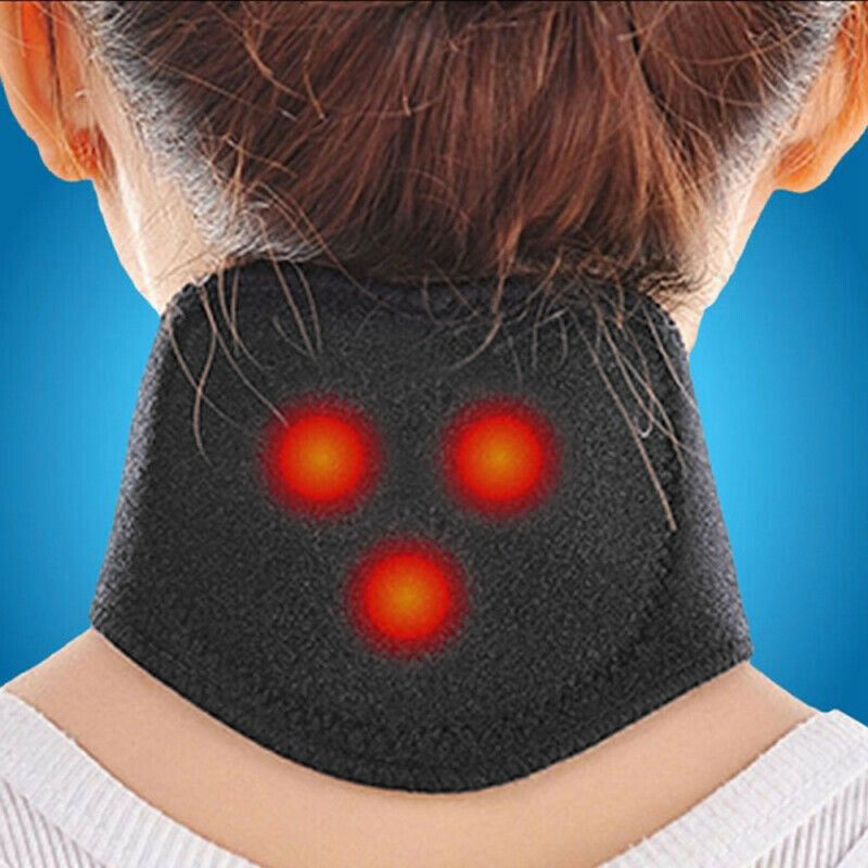 Enduring Relax Self Heating Neck Wrap Heat Brace Support Strap Pain LWH