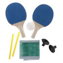 1 Pair Anti-Slip Wood Table Tennis  Pong Racket Set Double Reverse Glue