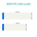 PCI Express 36Pin Male to Male Interface 1x Extender Adapter with FPC Cable