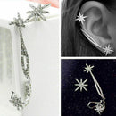Ohrschmuck With Strass Ketten Ohrringe Gothic Ohrklemme M8A0 Ohrmanschette X3B0