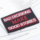 Embroidered Patches Sew On Transfers Hook Loop Appliques Badges