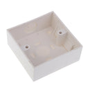86x86mm Wall Plate Box Universal White Socket Switch Back Boxes