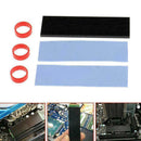 M.2 NGFF NVMe 2280 PCIE SSD Aluminum Cooling Heat Sink Thermal Pad With S6C K2W5