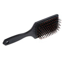 Large massage with brush for straight or curly hair Black Handle Head