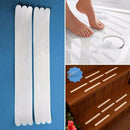 Safety T-Strips Clear Non-Slip Applique Mat Stickers Bath, Tub & Shower 15" FU